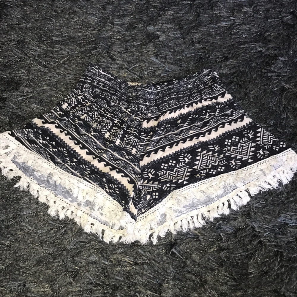 Tribal print shorts